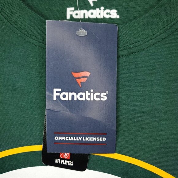 Fanatics Green Bay Packers Aaron Rodgers #12 T-shirt Mens Medium Green Graphic - Picture 5 of 8